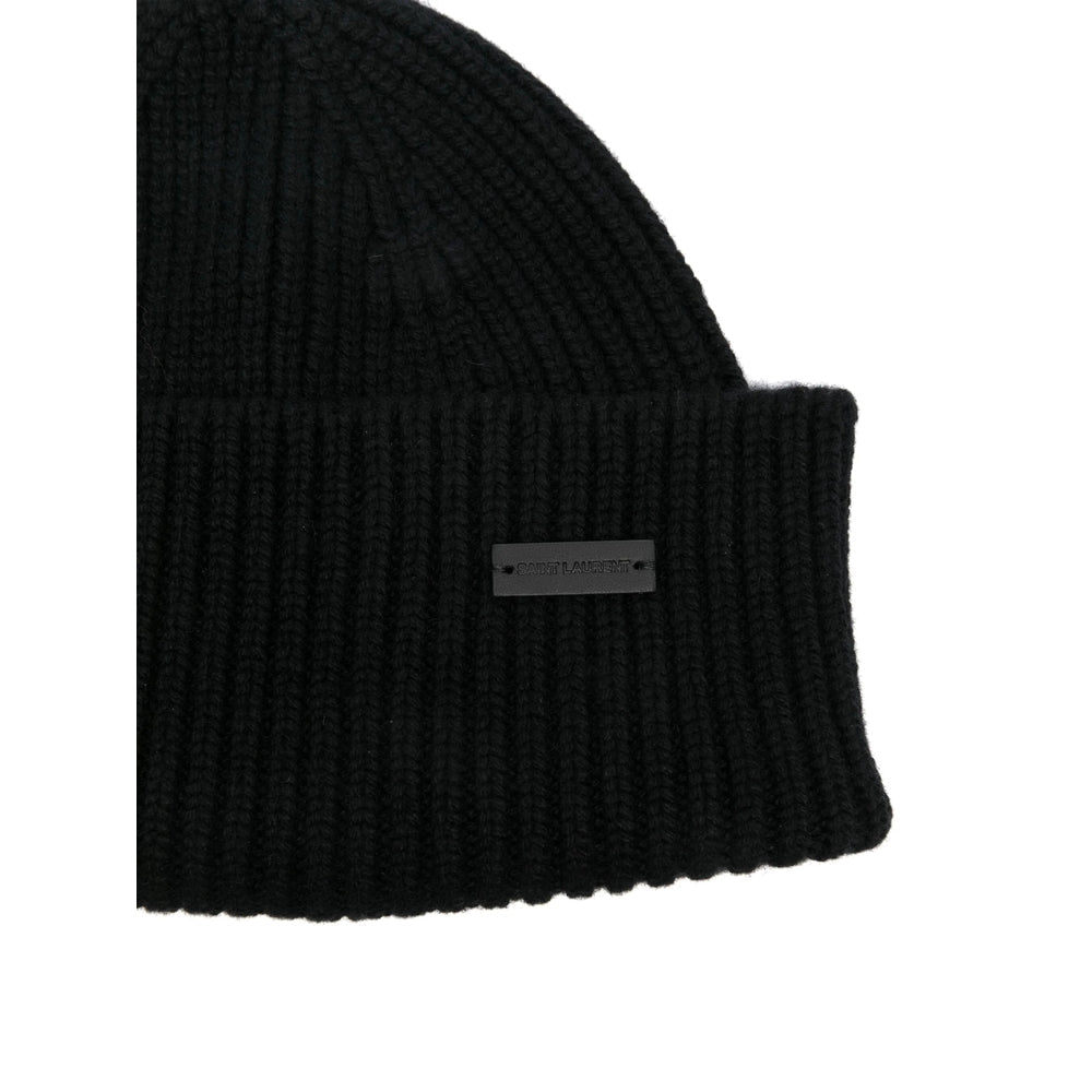 Saint Laurent Black Hats Men
