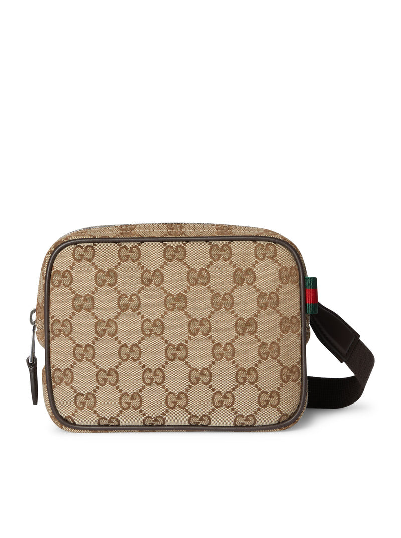 Gucci Men Mini Gg Canvas Bag
