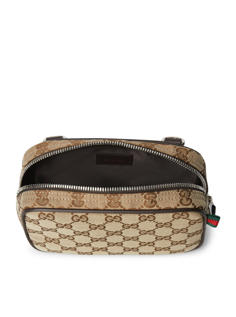 Gucci Men Mini Gg Canvas Bag