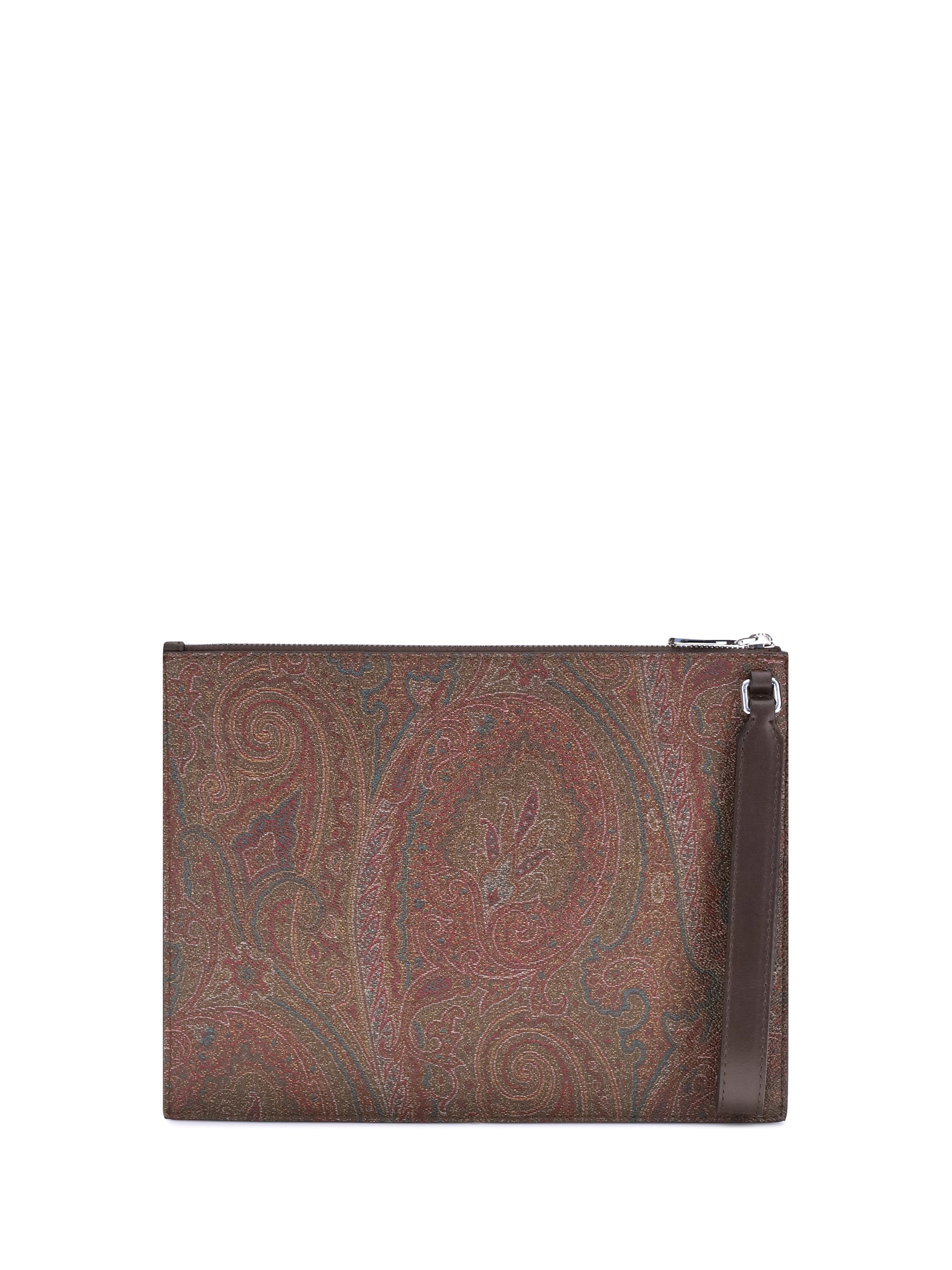 Etro Men Arnica Pouch With Pegaso