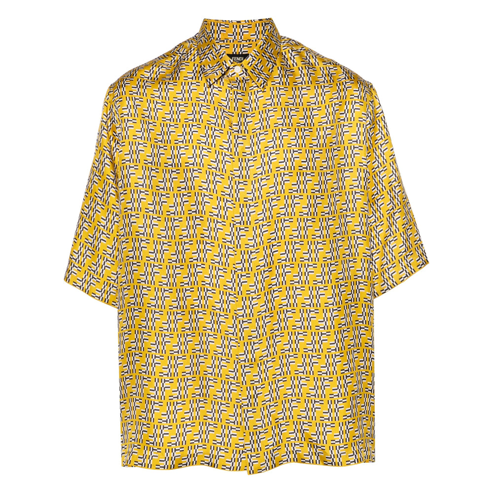 Fendi Yellow Shirts Men