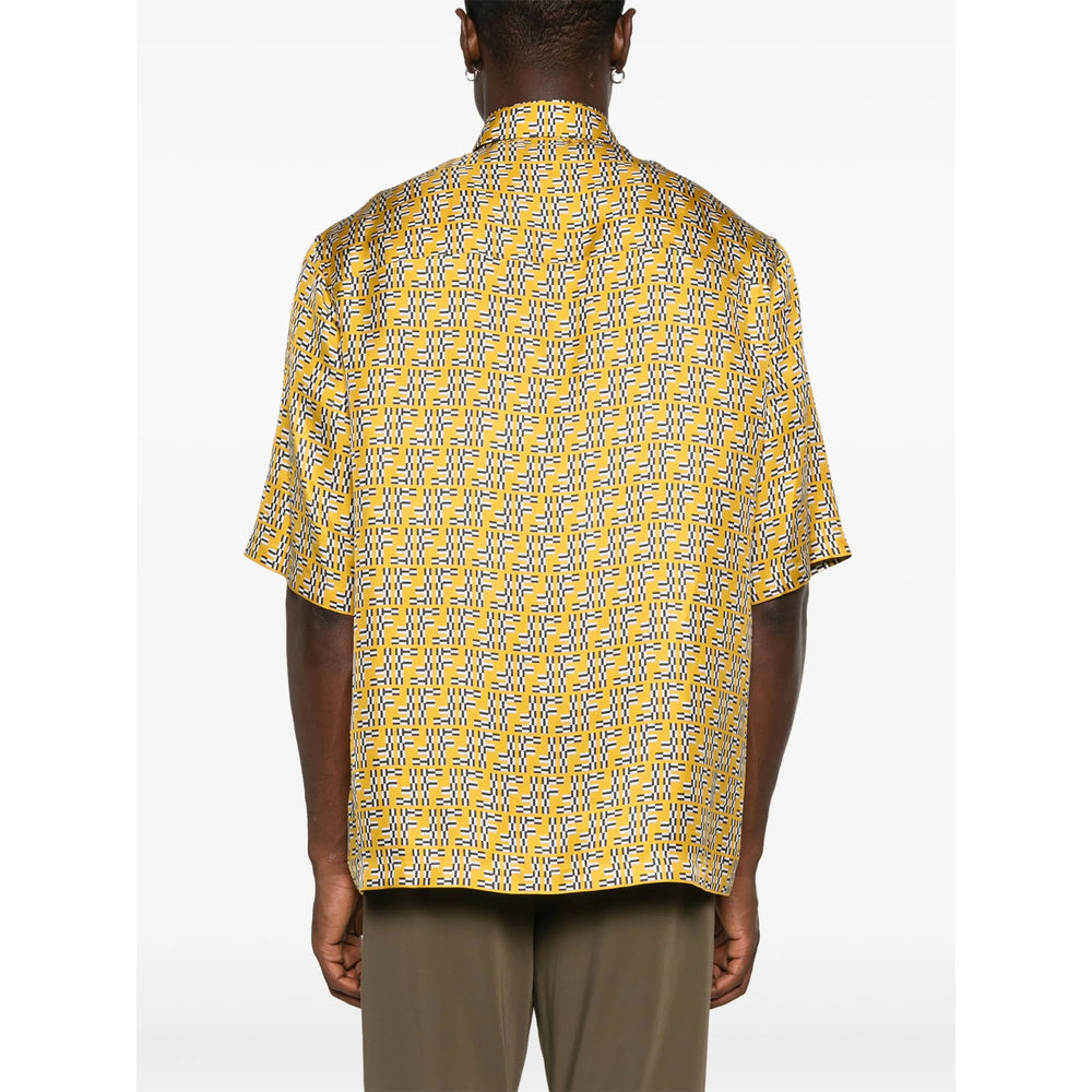Fendi Yellow Shirts Men