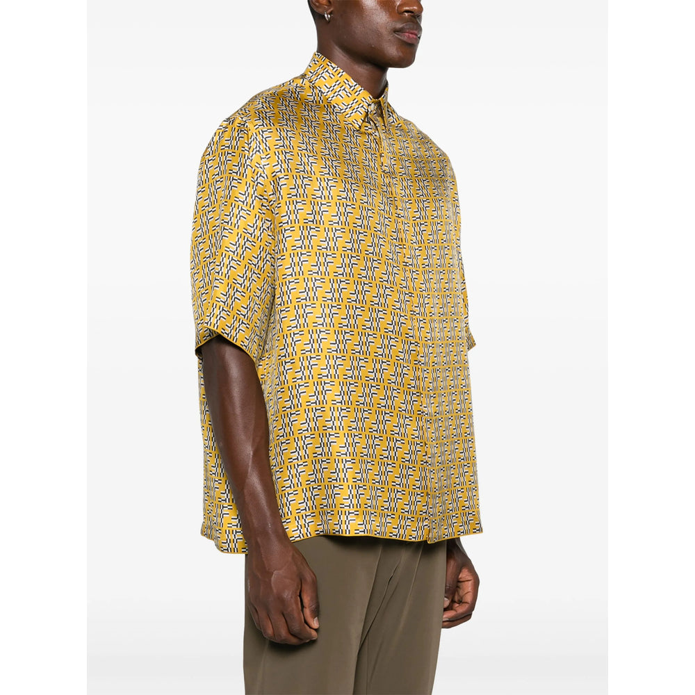 Fendi Yellow Shirts Men