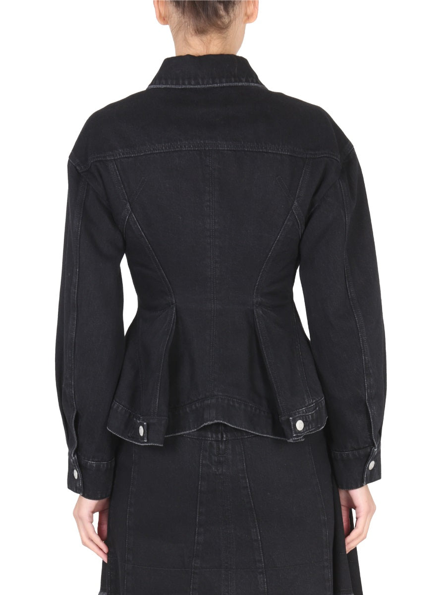 Alexander Mcqueen Women Hybrid Denim Jacket