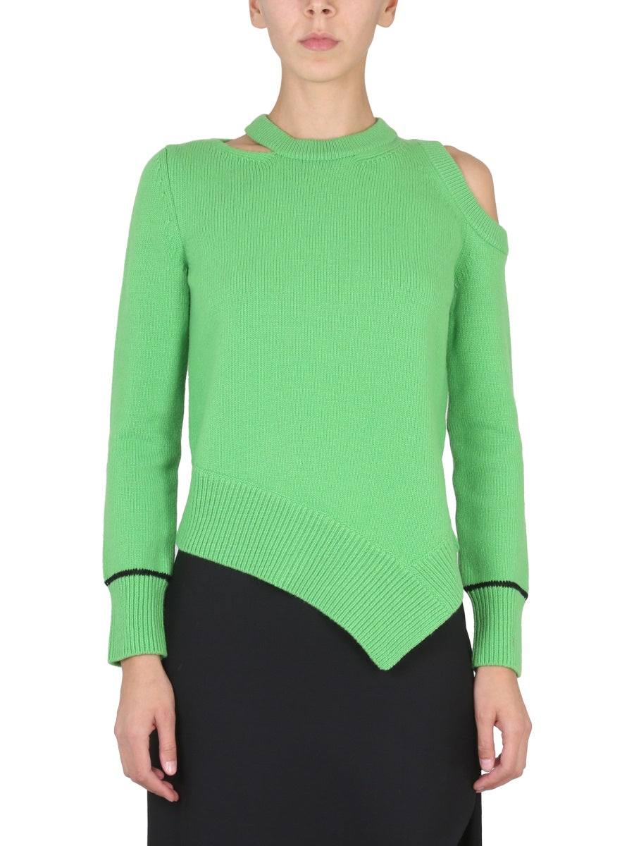 Alexander Mcqueen Women Sweater With Bare Shoulders