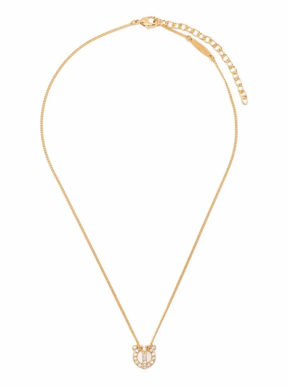 Colar Ferragamo Gancini com Cristais 3D para Mulheres