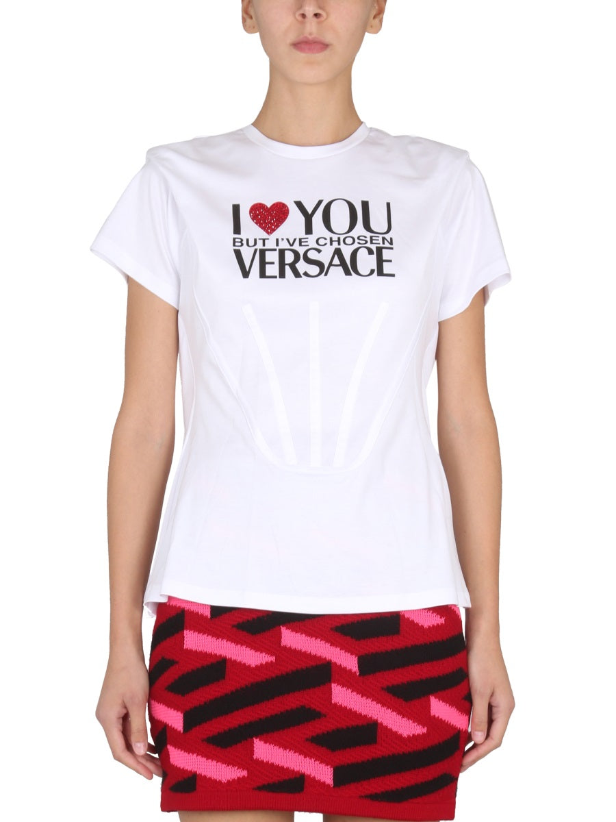 Versace Women T Shirt With Logo