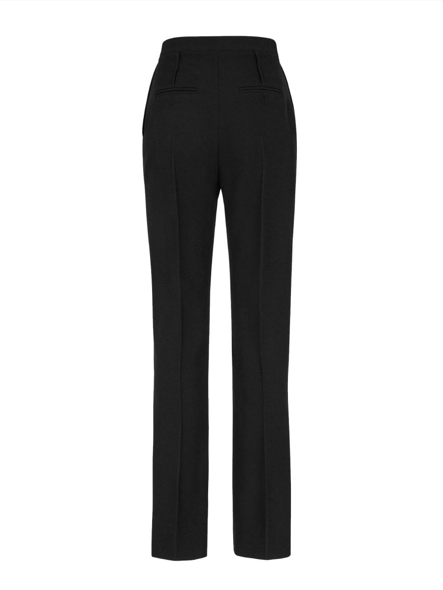 Fendi Women Grain De Poudre Wool Pants