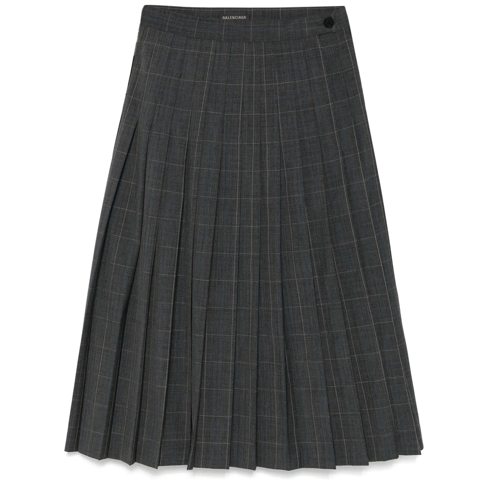 Balenciaga Grey Skirts - Pleated Skirts Women