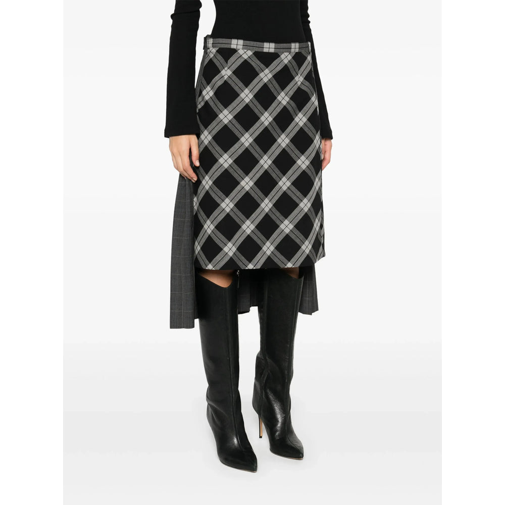 Balenciaga Grey Skirts - Pleated Skirts Women