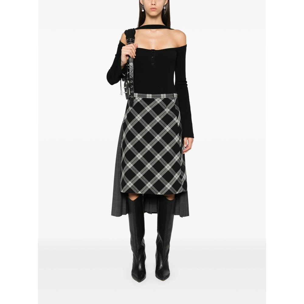 Balenciaga Grey Skirts - Pleated Skirts Women