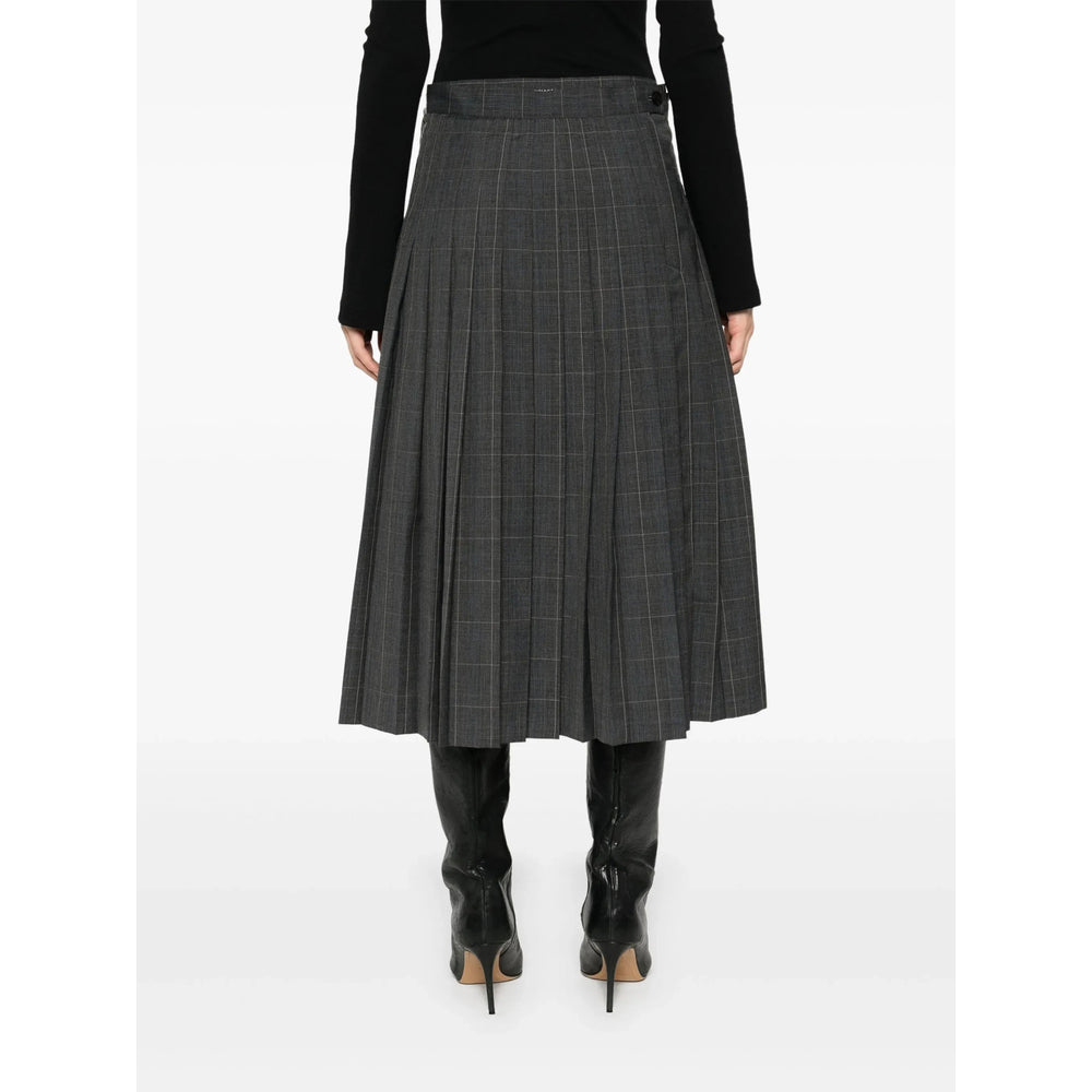 Balenciaga Grey Skirts - Pleated Skirts Women