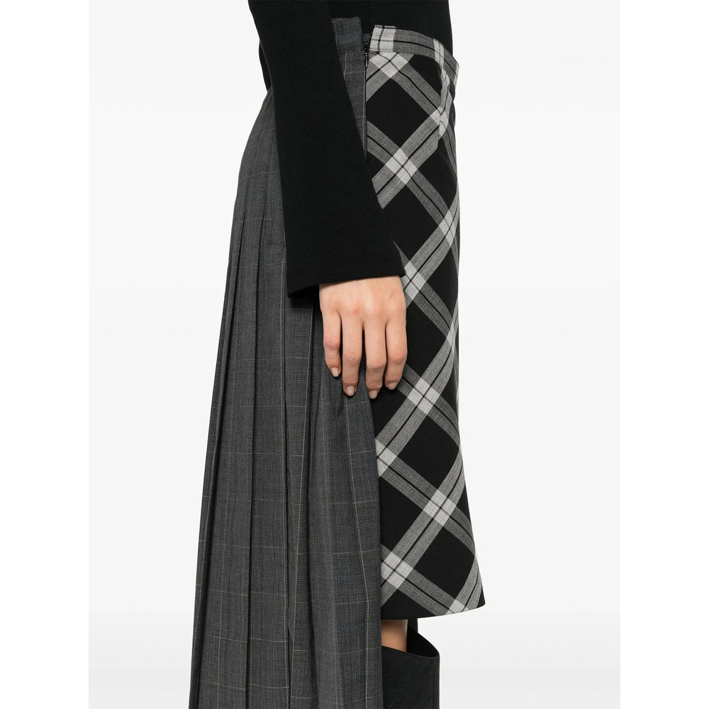 Balenciaga Grey Skirts - Pleated Skirts Women