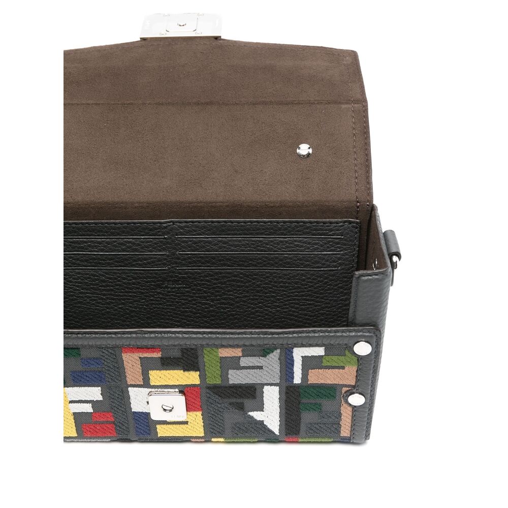 Fendi Grey Tote Bags Men