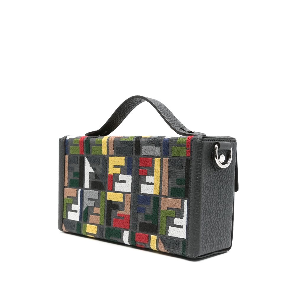 Fendi Grey Tote Bags Men