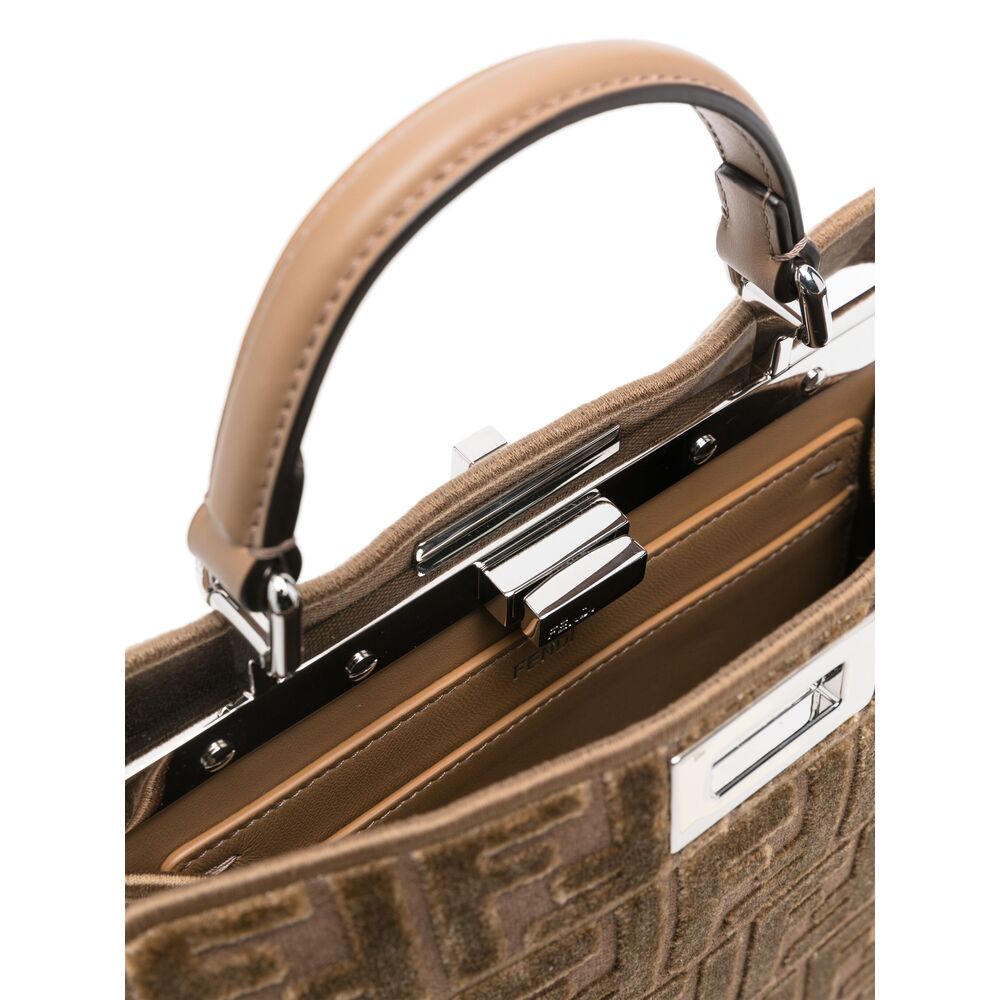 Fendi Brown Tote Bags Women