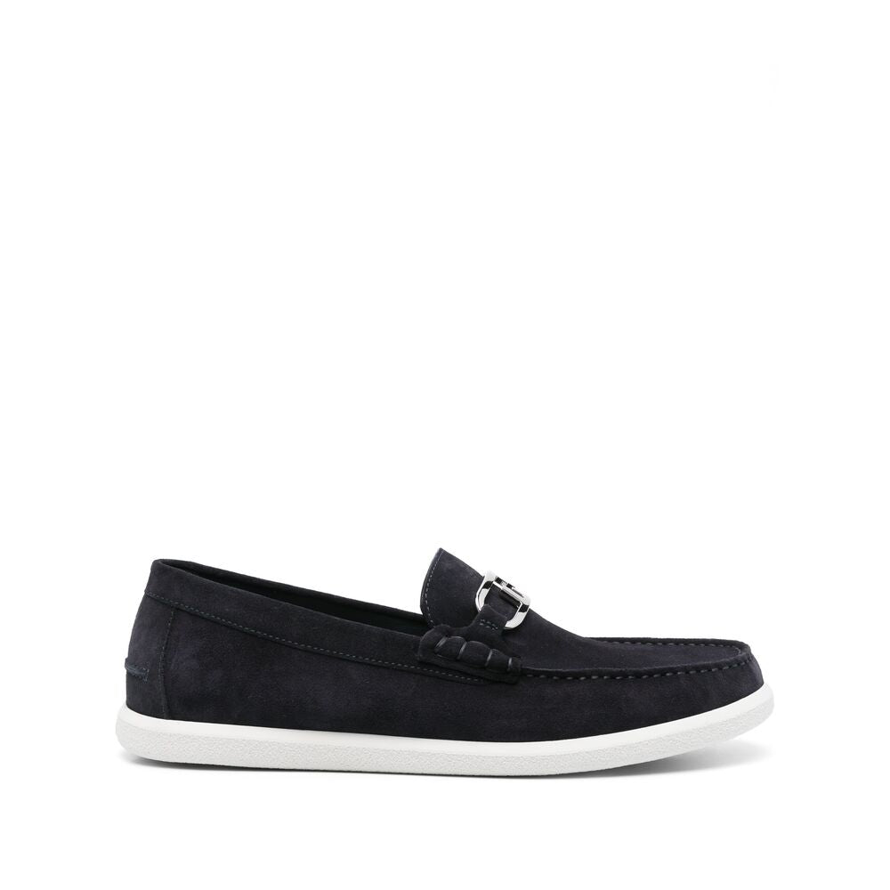 Fendi Blue Loafers Men