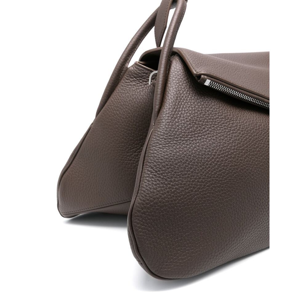 Amina Muaddi Brown Tote Bags Women