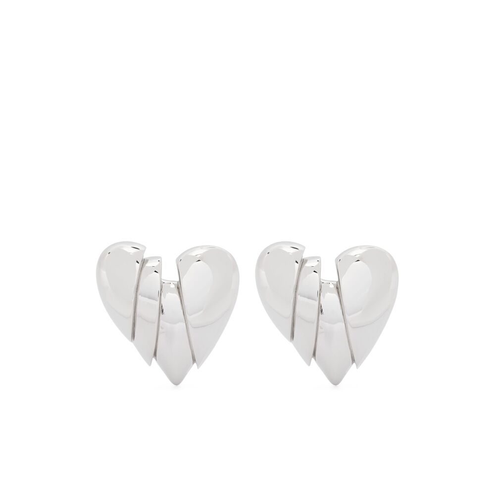 Amina Muaddi Silver Earrings Women