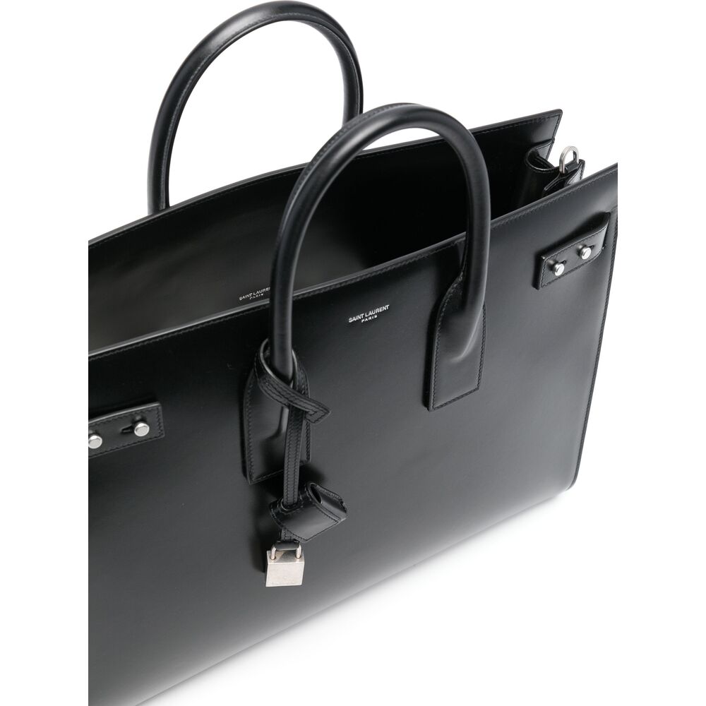 Saint Laurent Black Tote Bags Men