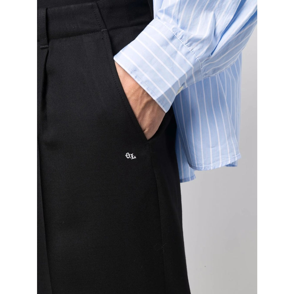Our Legacy Black Trousers - Wide-Leg Trousers Men