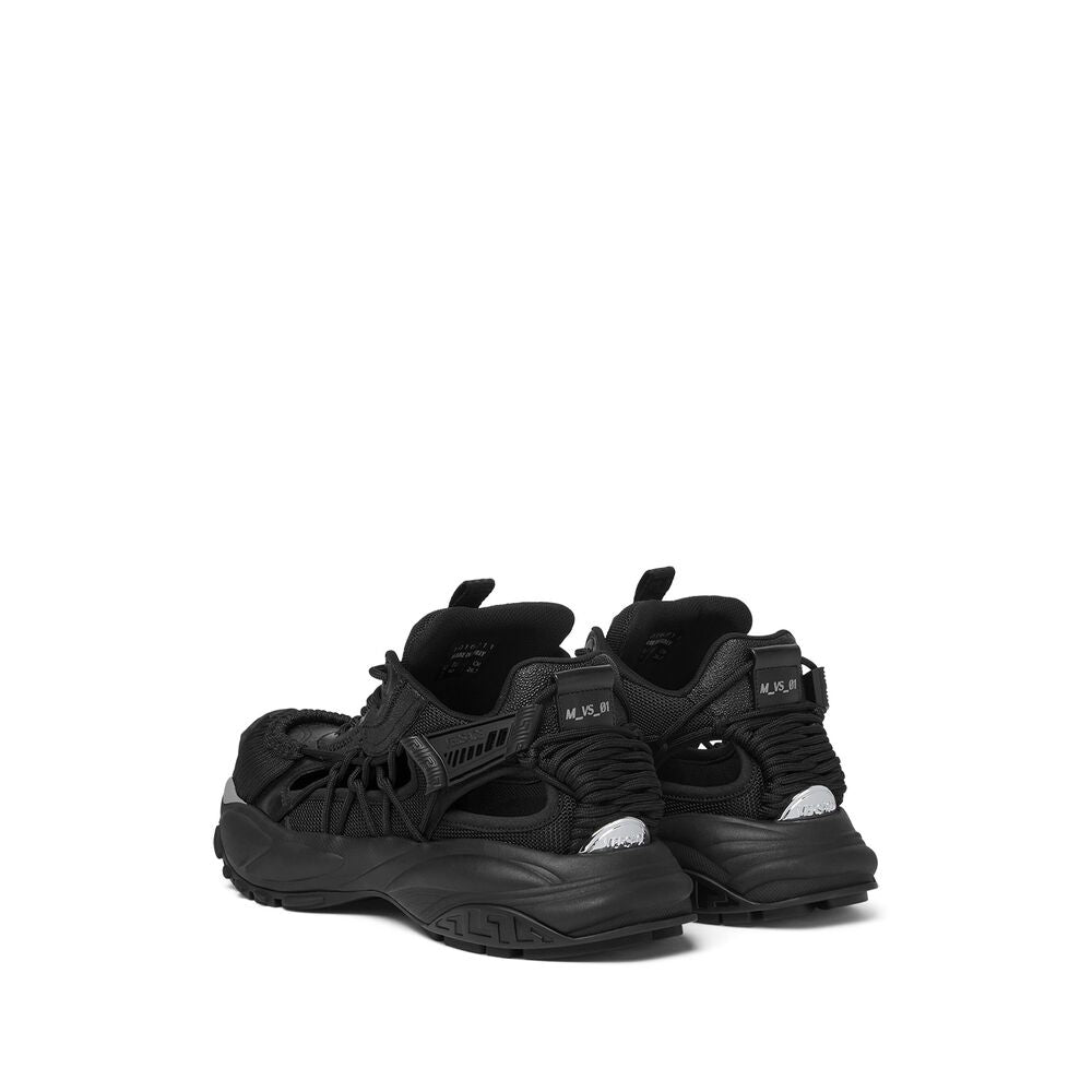 Versace Black Trainers - Low-Tops Men
