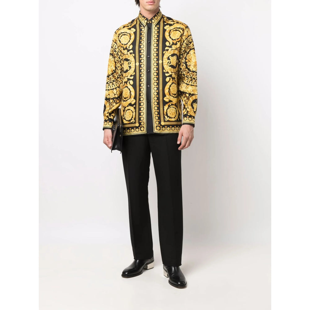 Versace Black Shirts Men