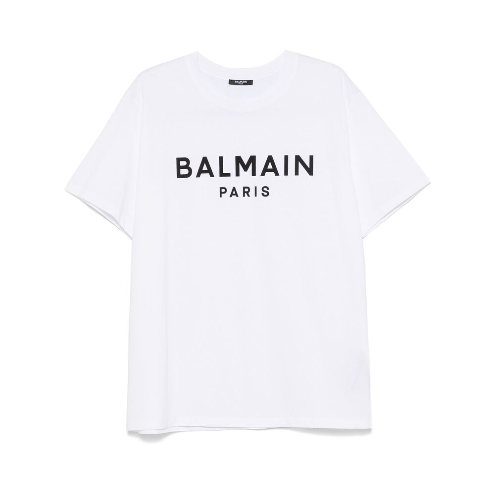 Balmain White T-Shirts & Vests - T-Shirts Men