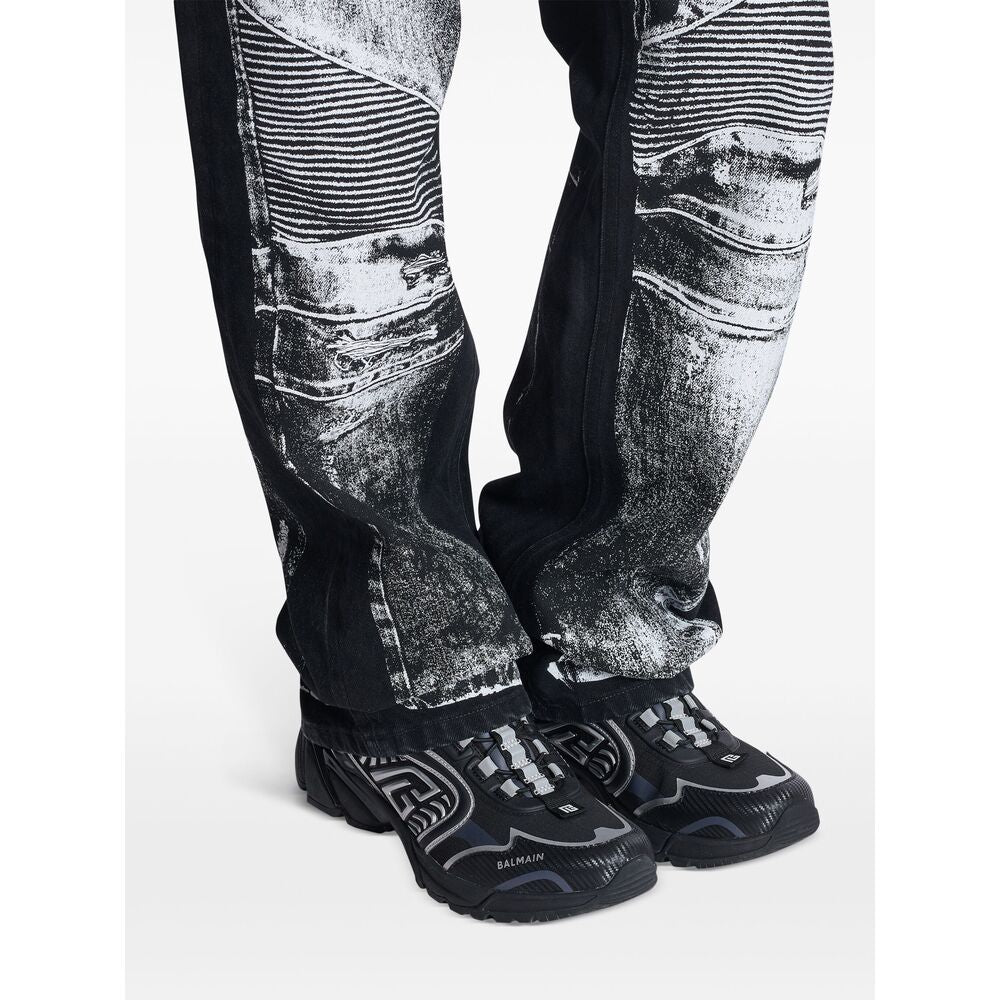 Balmain Black Trainers - Low-Tops Men
