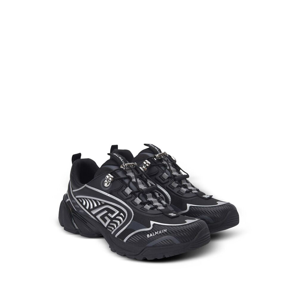 Balmain Black Trainers - Low-Tops Men