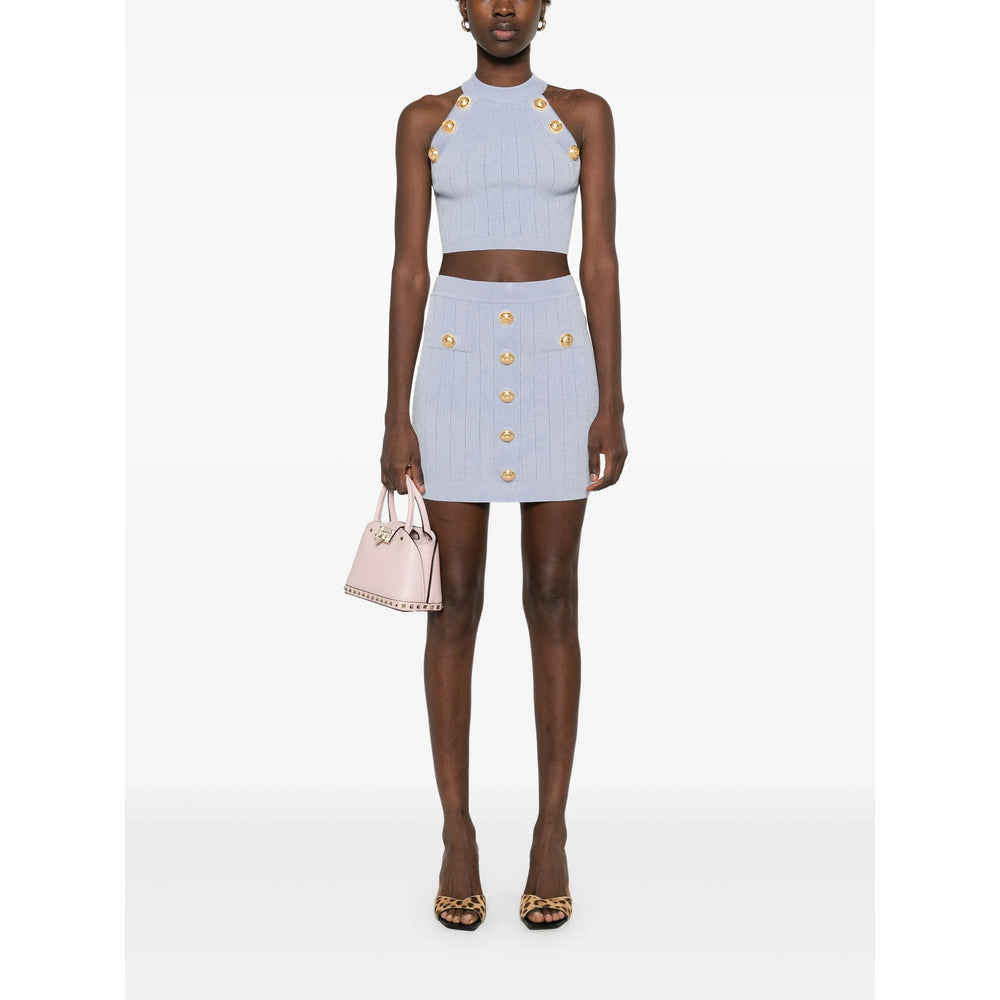 Balmain Blue Skirts - Fitted Skirts Women