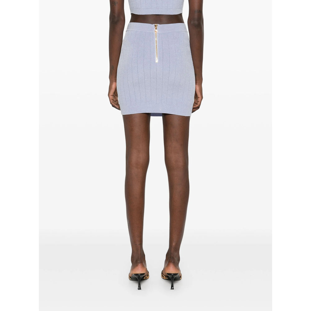 Balmain Blue Skirts - Fitted Skirts Women
