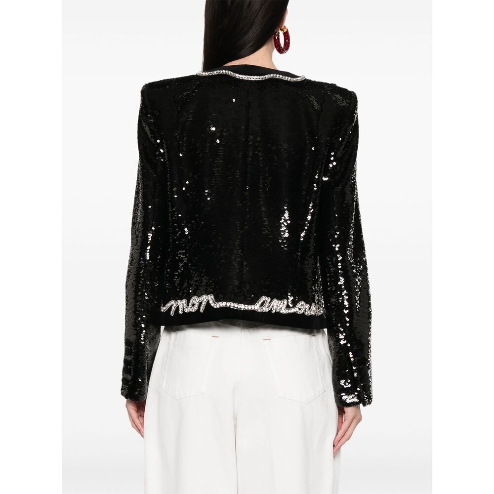 Balmain Black Jackets - Blazers Women