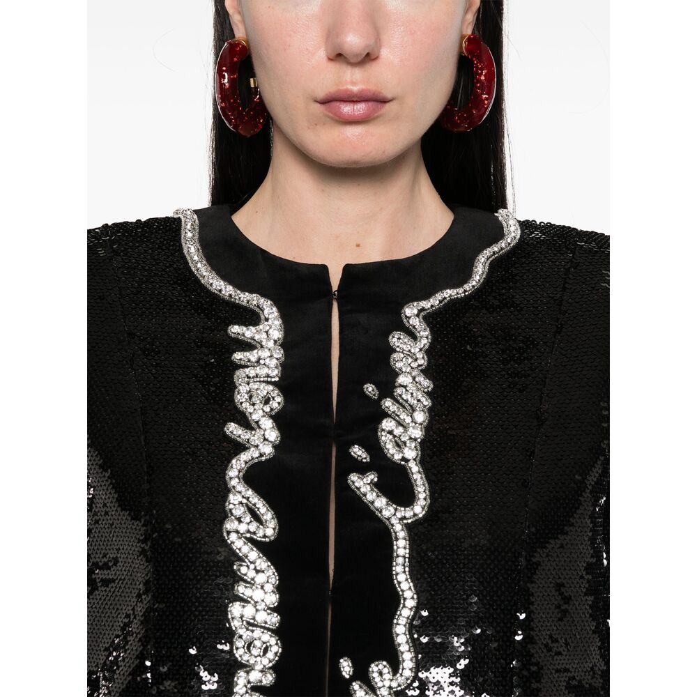 Balmain Black Jackets - Blazers Women