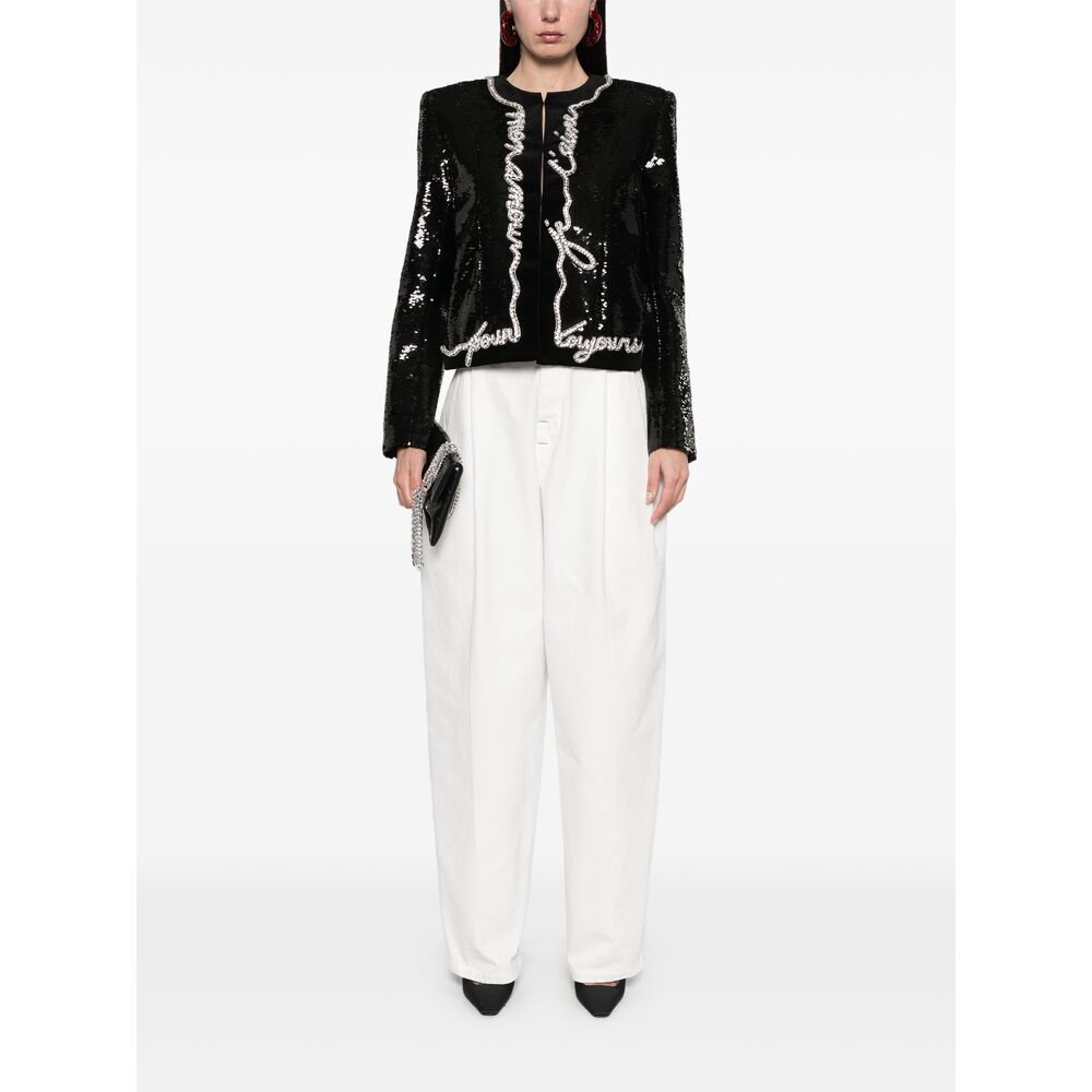 Balmain Black Jackets - Blazers Women