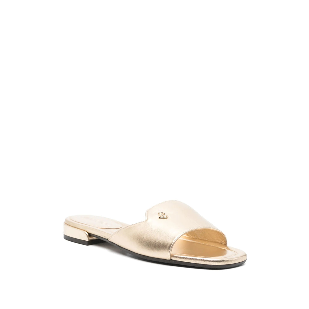 Jimmy Choo Gold Flip-Flops & Slides Women