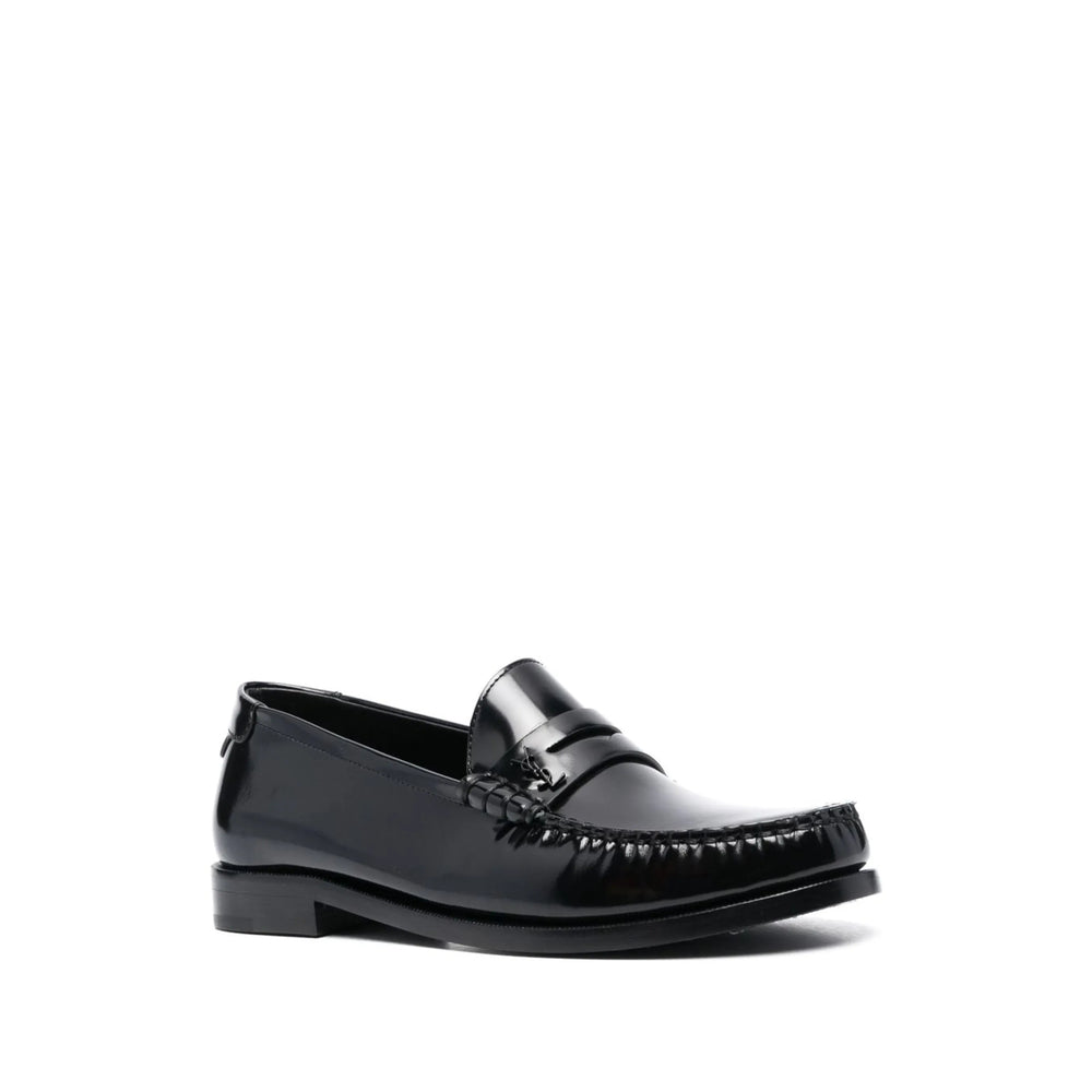 Saint Laurent Black Loafers Men