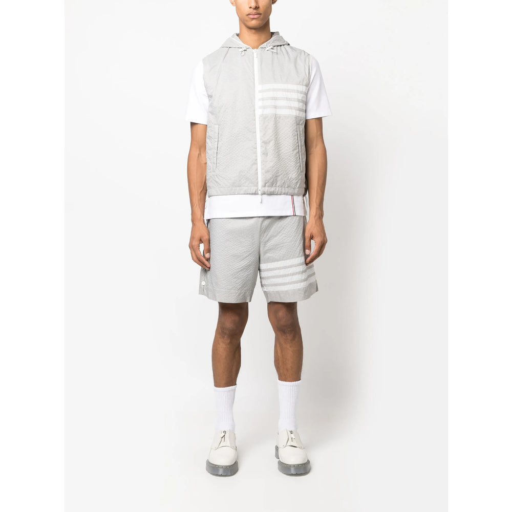 Thom Browne Grey Shorts - Track & Running Shorts Men
