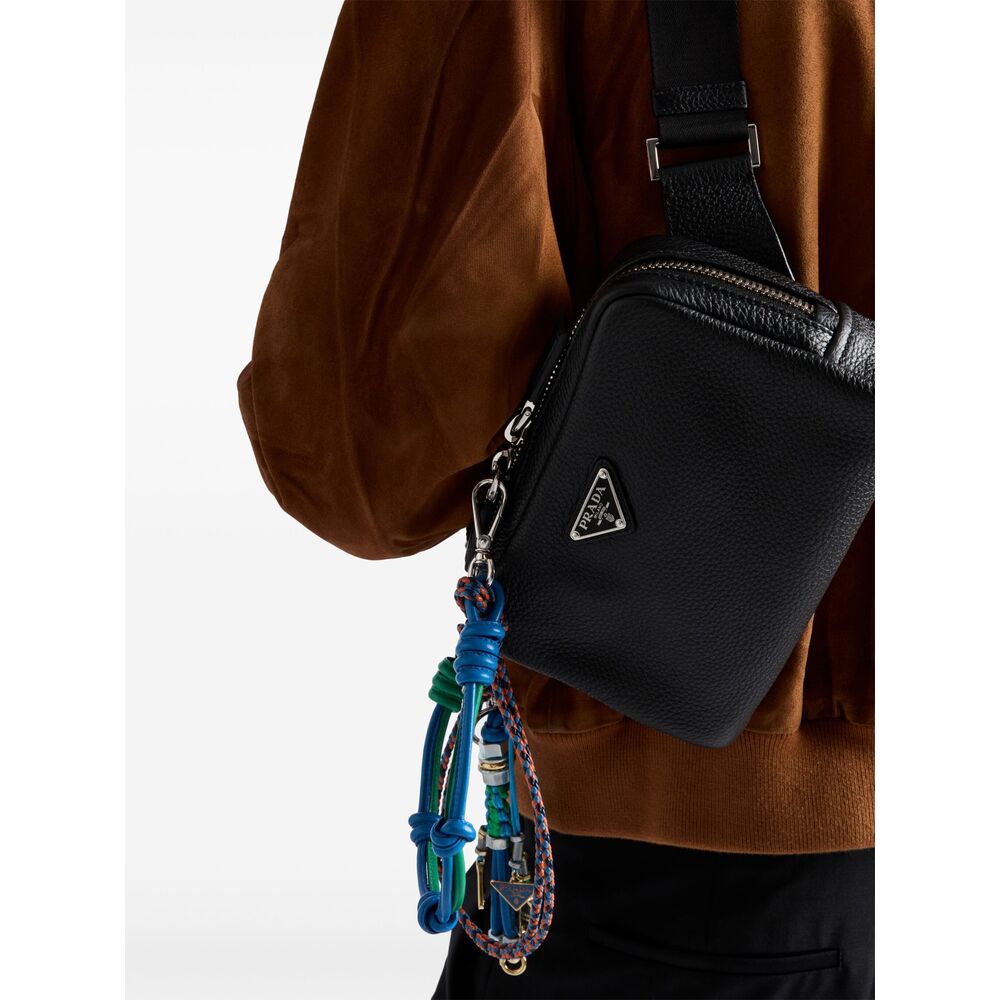 Prada Black Messenger Bags Men