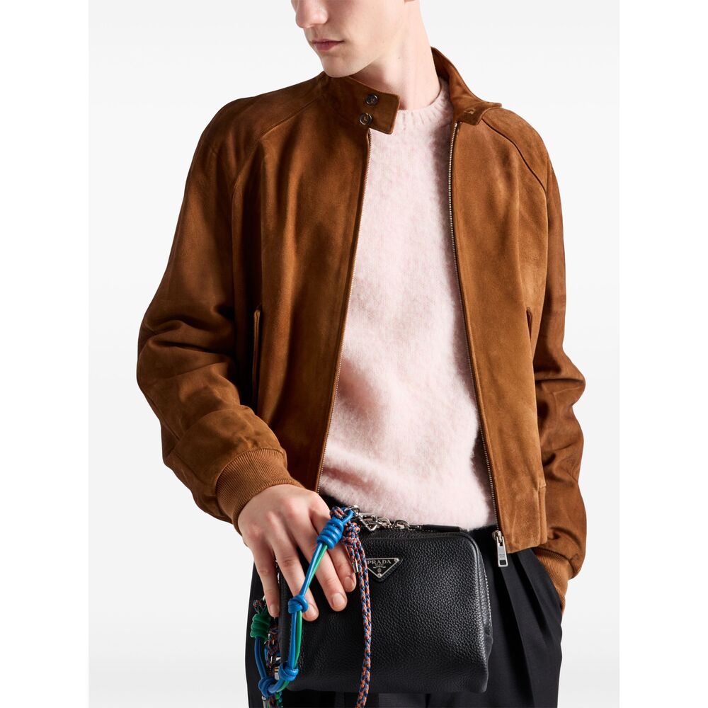 Prada Black Messenger Bags Men