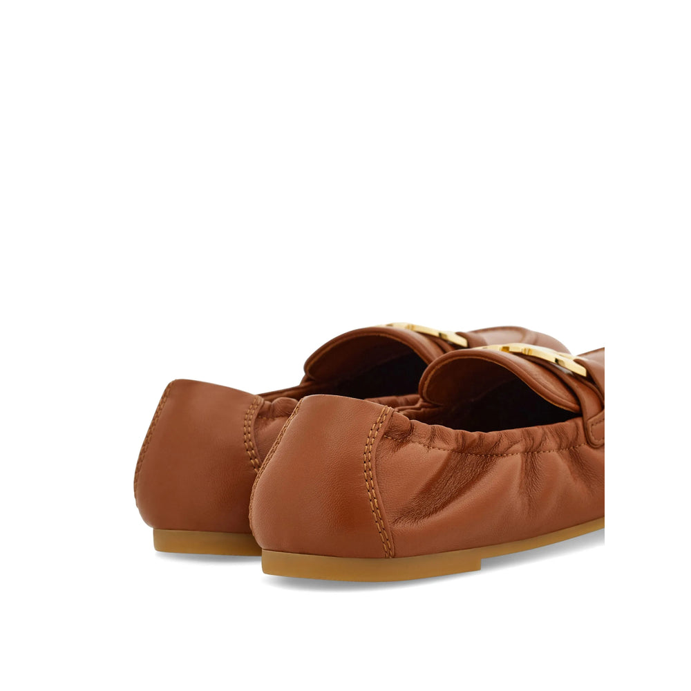 Mocassins Ferragamo marrons femininos