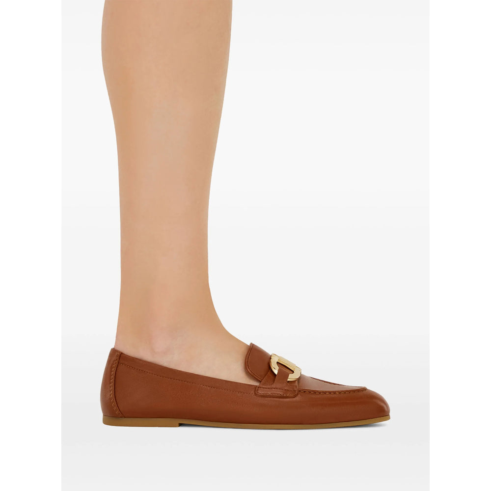 Mocassins Ferragamo marrons femininos