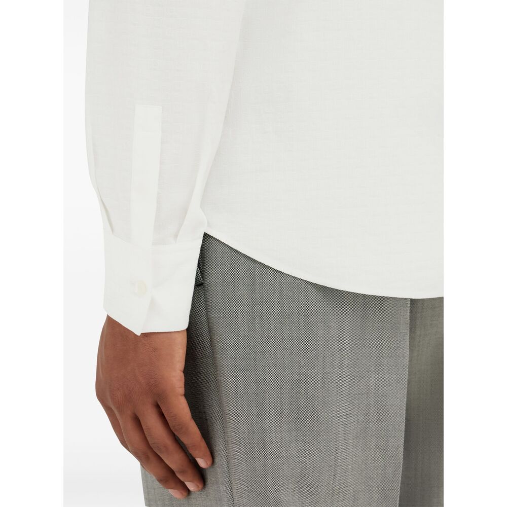 Ferragamo White Shirts Men
