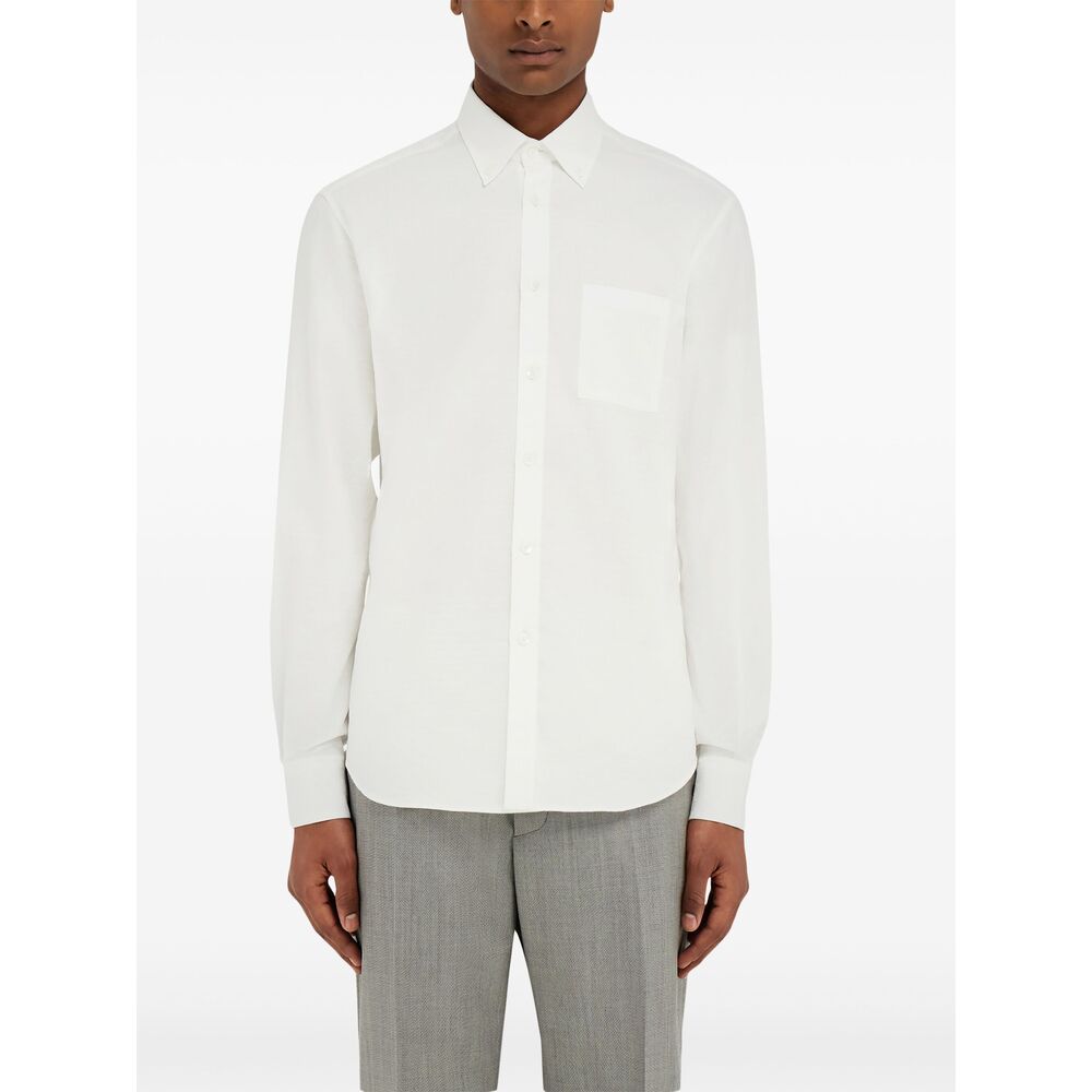 Ferragamo White Shirts Men