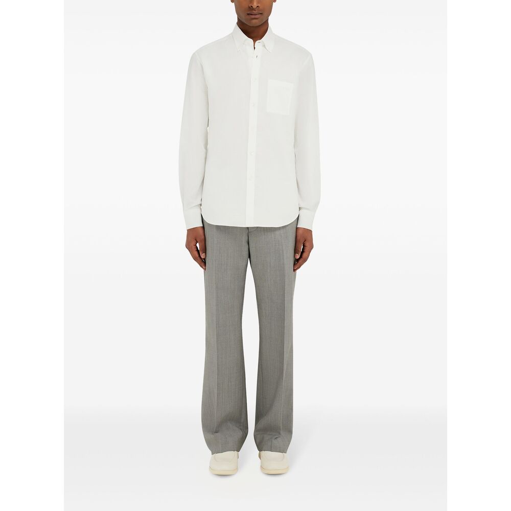 Ferragamo White Shirts Men