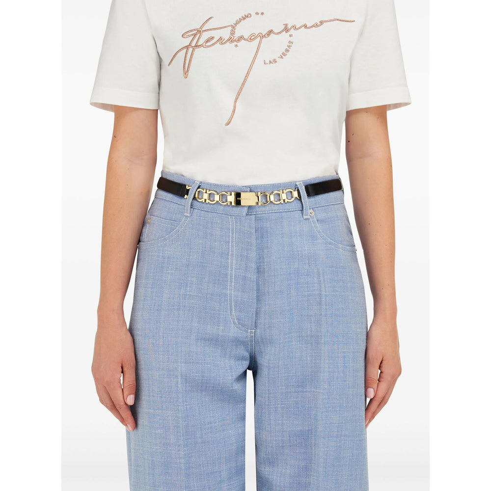 Cintos pretos Ferragamo para mulheres