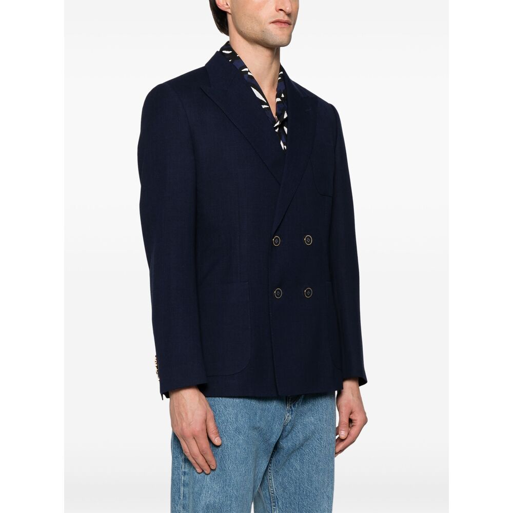 Dolce & Gabbana Blue Jackets - Blazers Men
