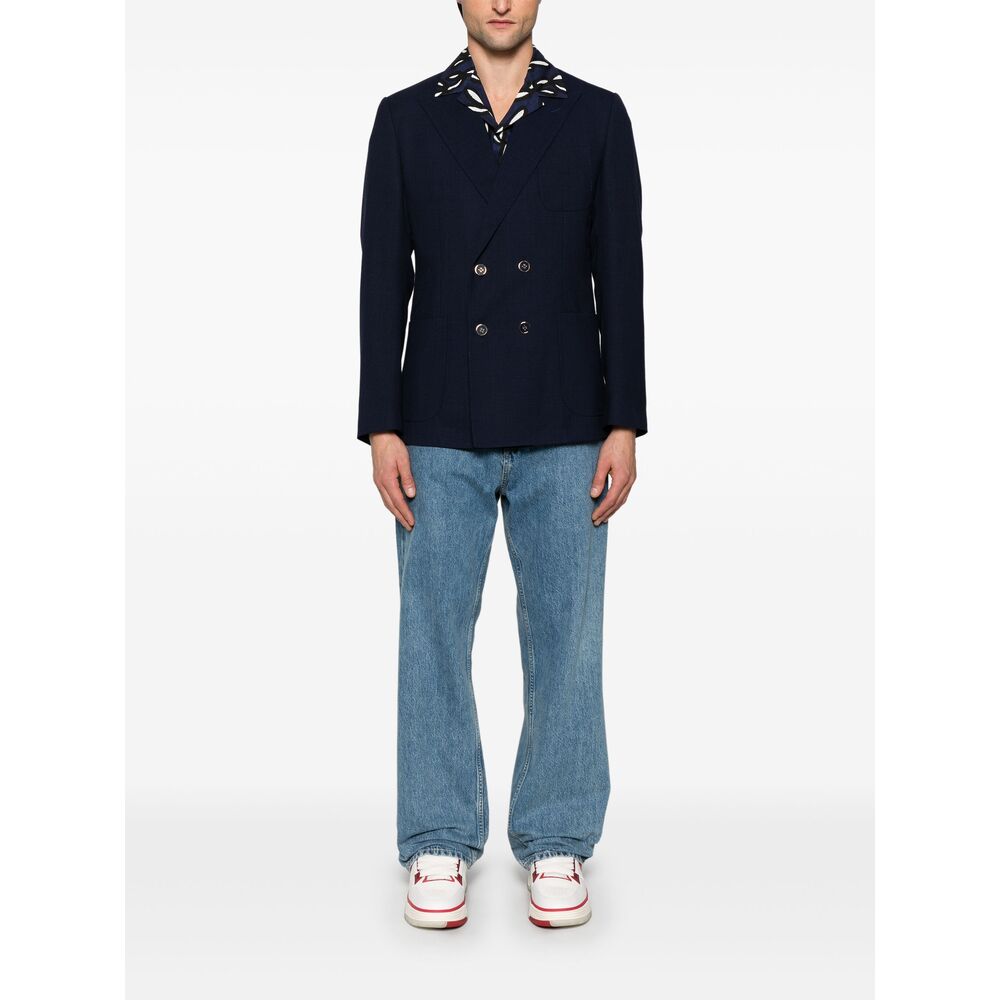 Dolce & Gabbana Blue Jackets - Blazers Men