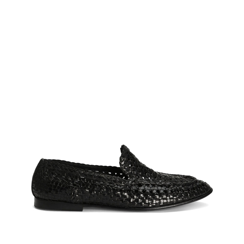 Dolce & Gabbana Black Slippers Men