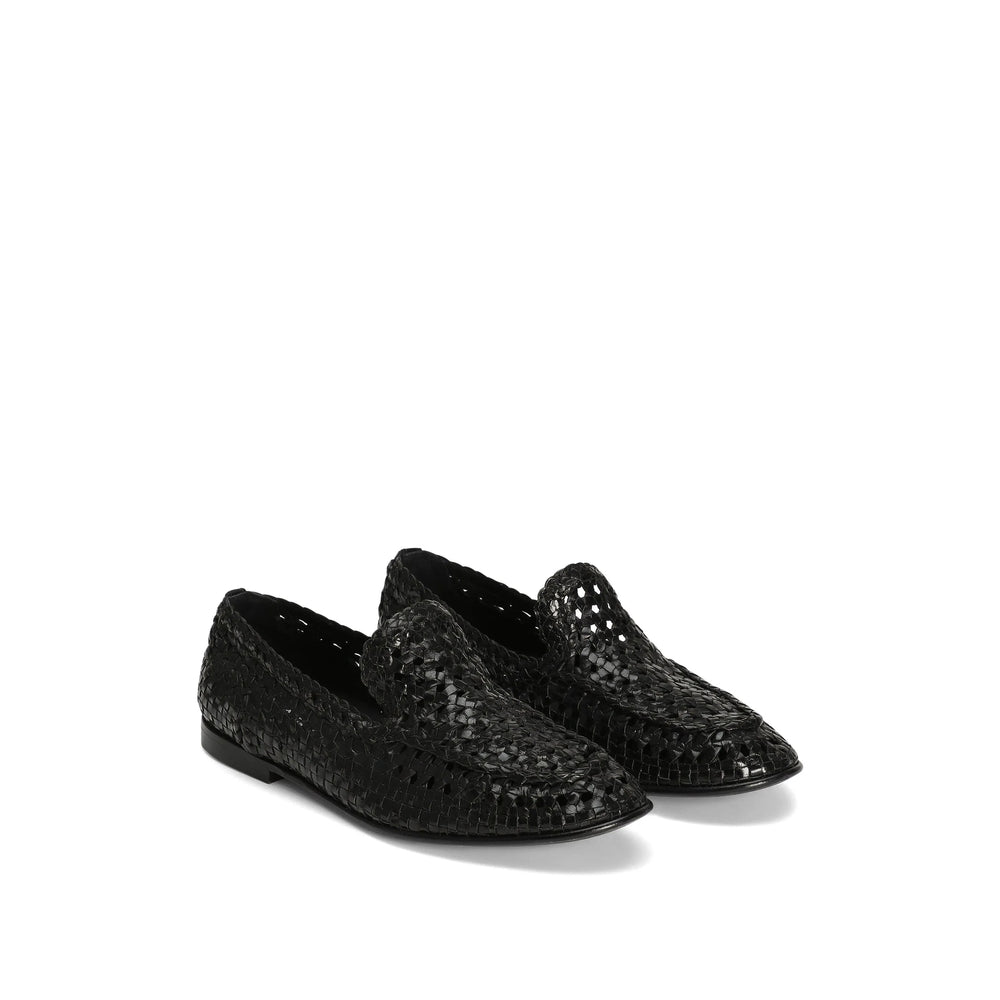Dolce & Gabbana Black Slippers Men